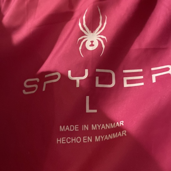 NWOT Spyder Vest Down/Duck feather Pink Polyester-Large-Never worn, Washable - Picture 10 of 14